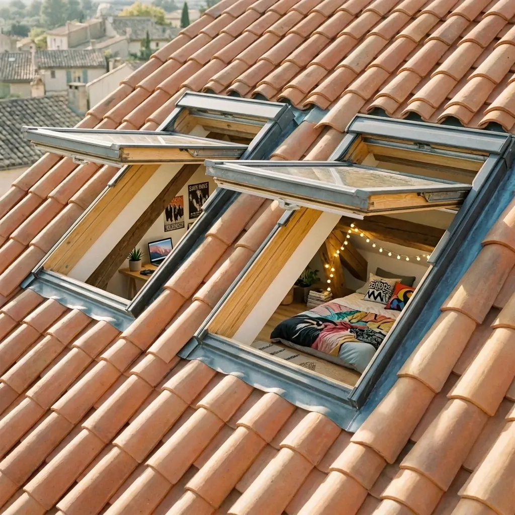 Pose de fenêtre de toit Velux à Néris-les-Bains